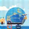 Worldwide shipping icon